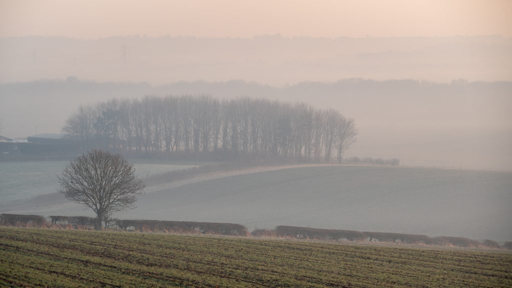 Landscape photography in mist and fog